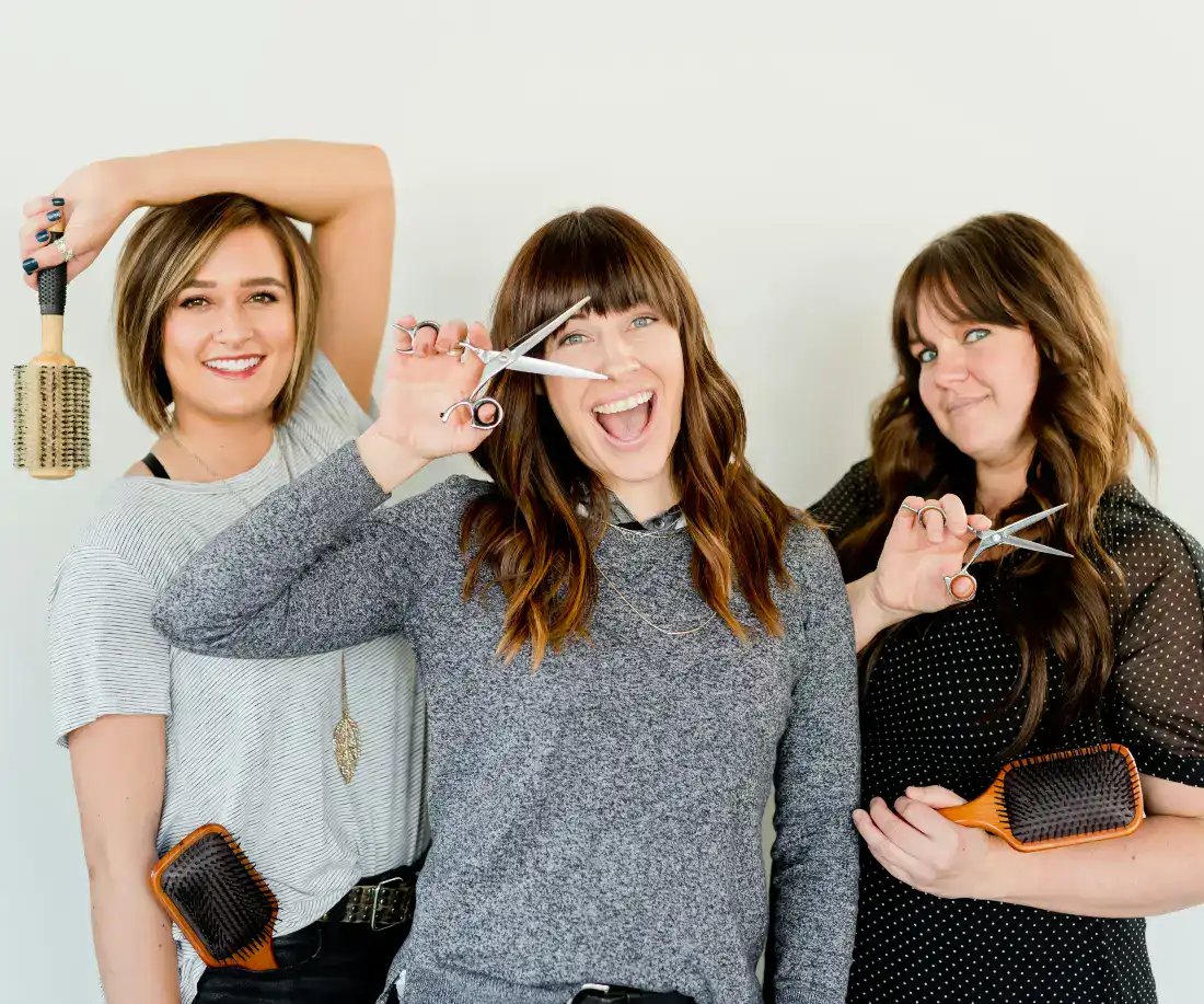 Salon staff working in a hair or beauty business